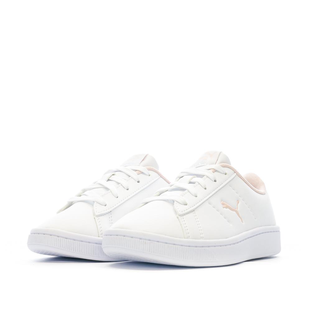 Puma Baskets Blanches Fille Puma Vikky Cat