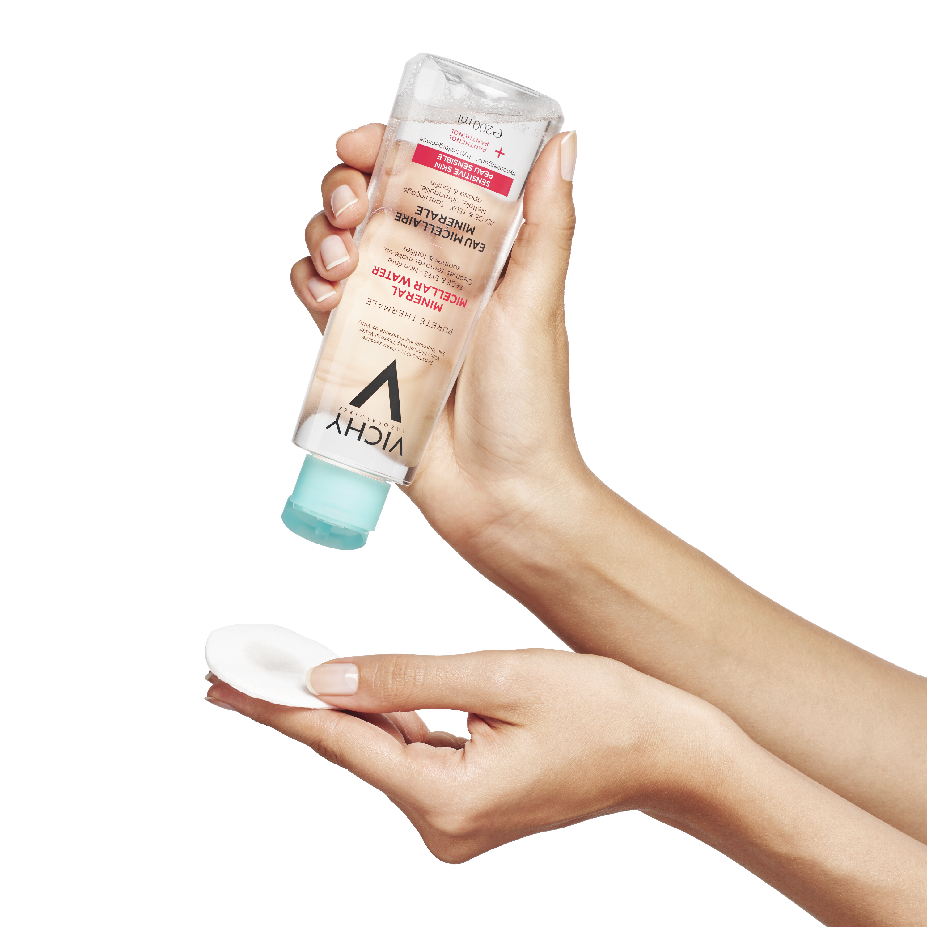 Vichy Pureté Thermale Mizellen Reinigungsfluid<br>200 ml, Flasche, empfindliche Haut