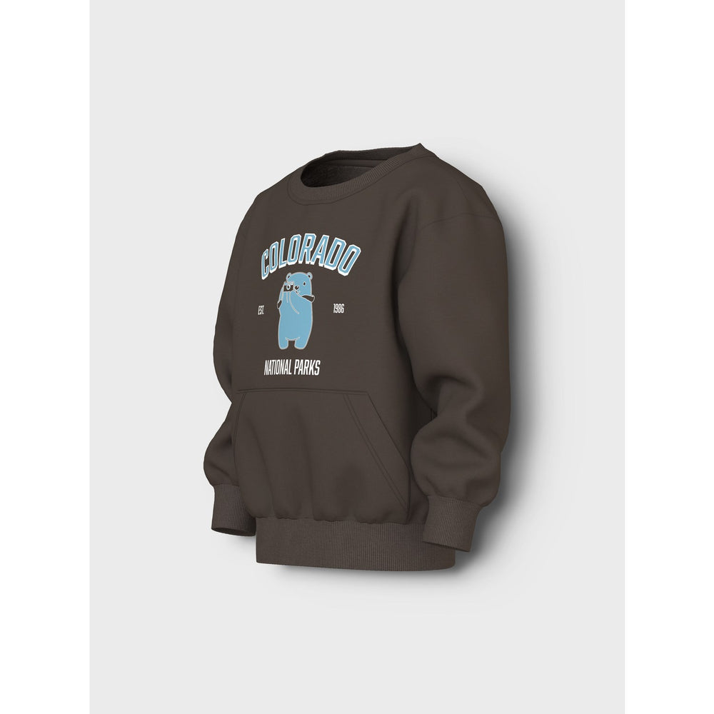 Køb Name It Turkish Coffee Colorado Nmmvoder Ls Nreg Sweat Box Unb