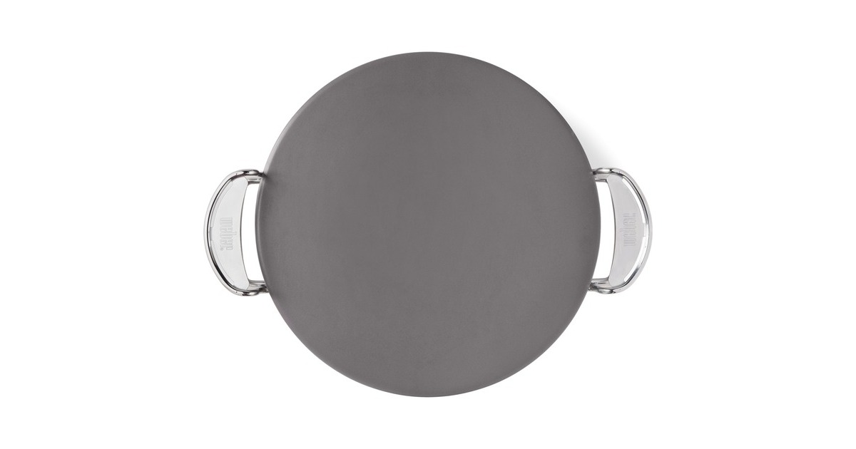 WeberCRAFTED Gourmet BBQ System-geglazuurde pizzasteen  (Grijs)