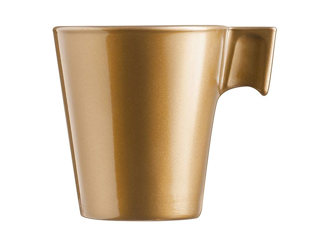 CHÁVENA DE CAFÉ FLASHY LUMINARC DOURADO 8CL