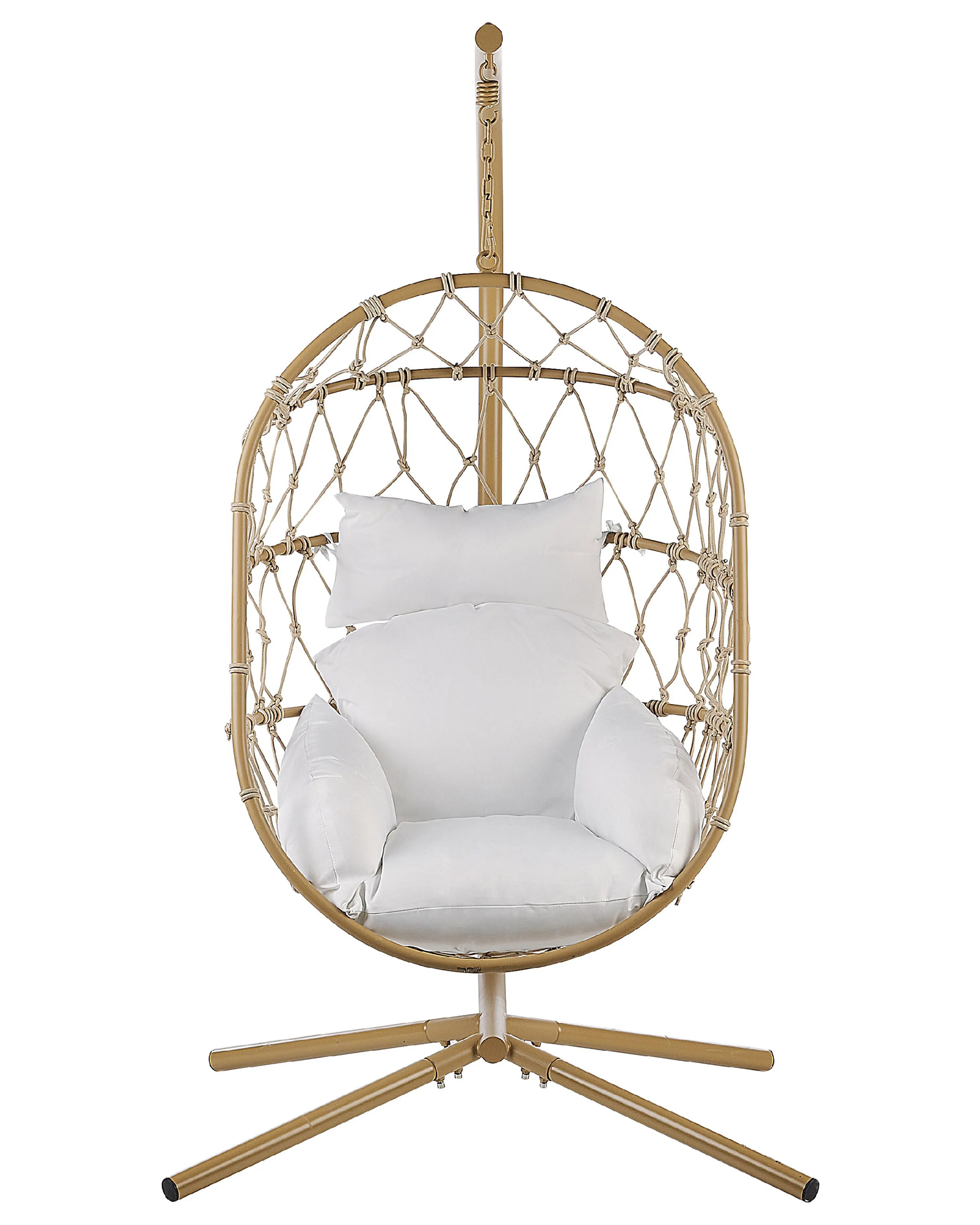 Hangstoel met standaard ADRIA Metaal Beige