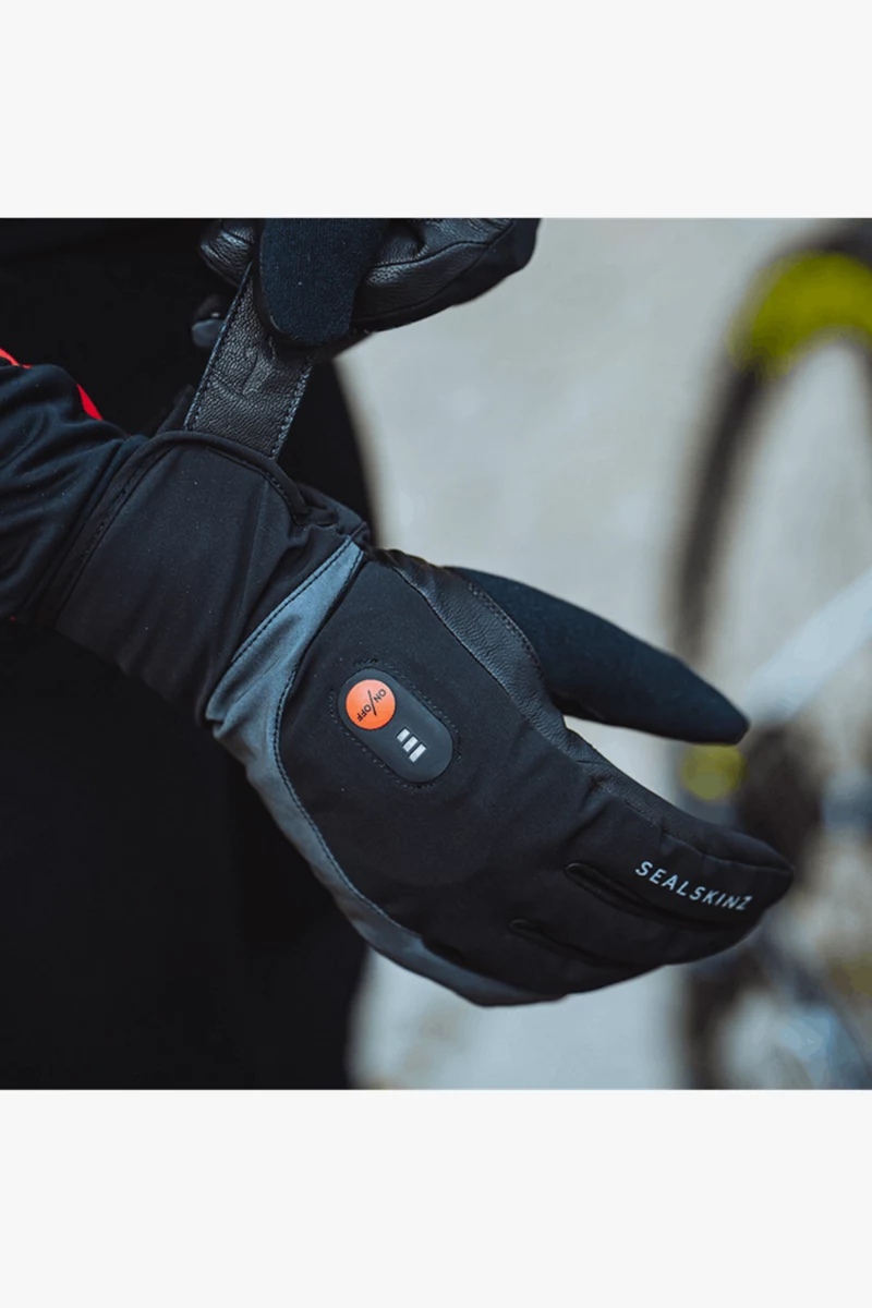 SEALSKINZ Waterproof Heated Cycle Bikehandschuh