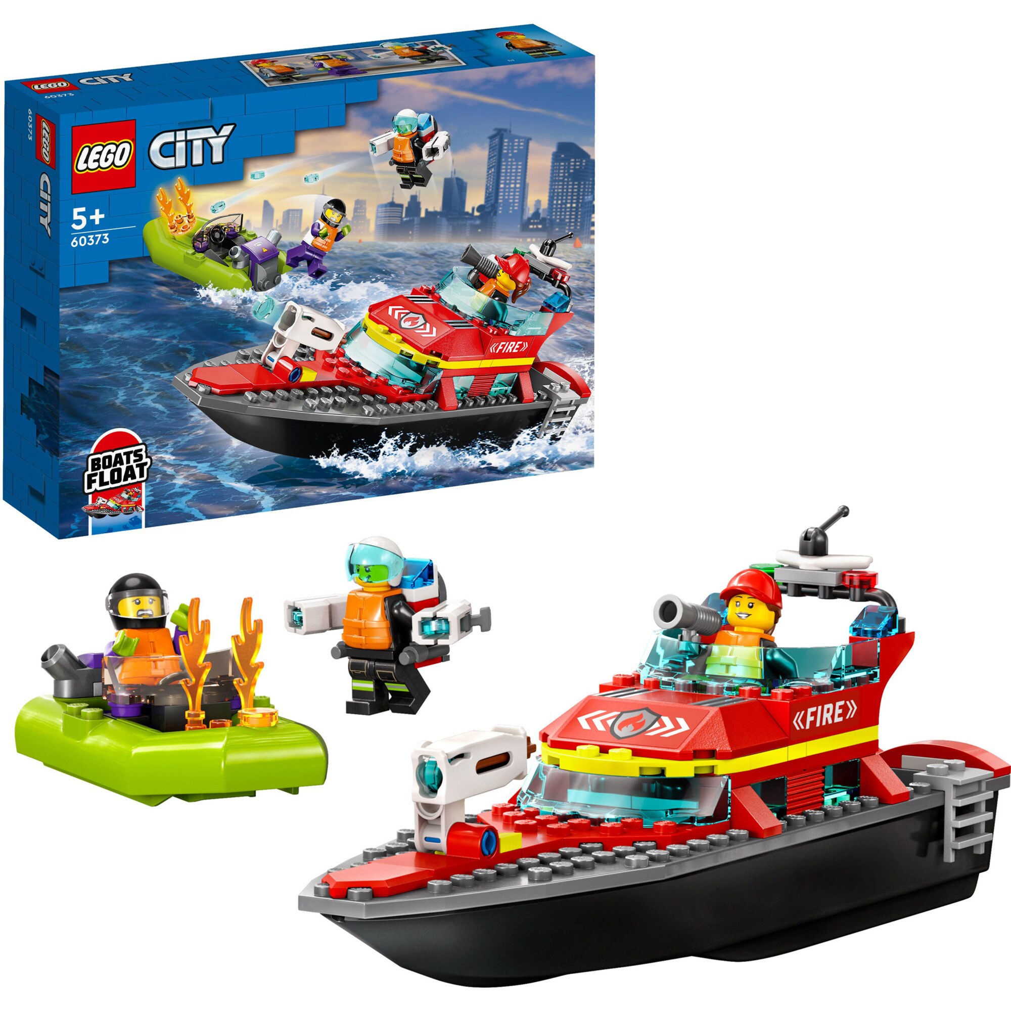 LEGO Konstruktionsspielzeug City Feuerwehrboot