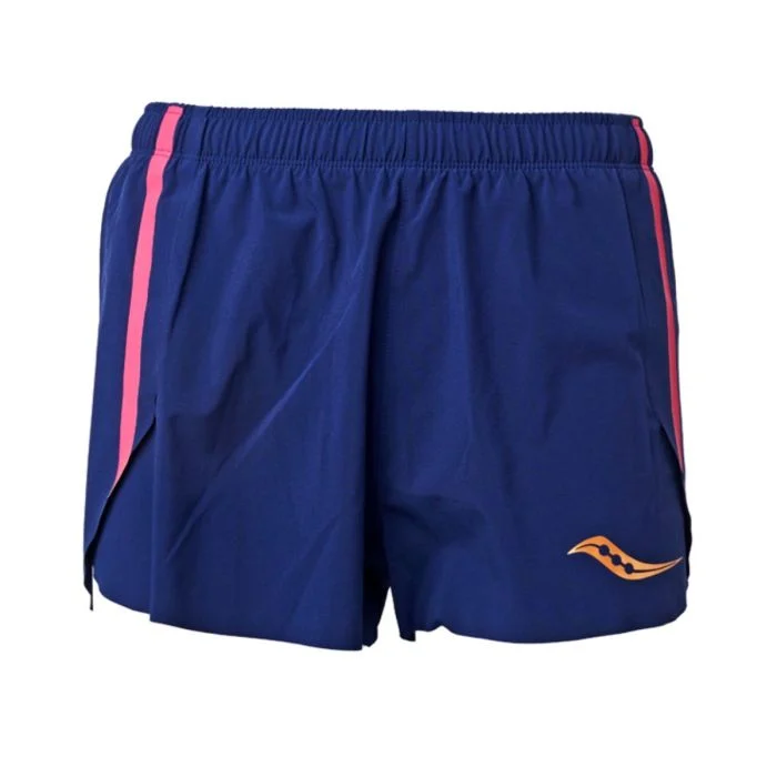 Saucony Dame Shorts Elite Split Shorts Blå