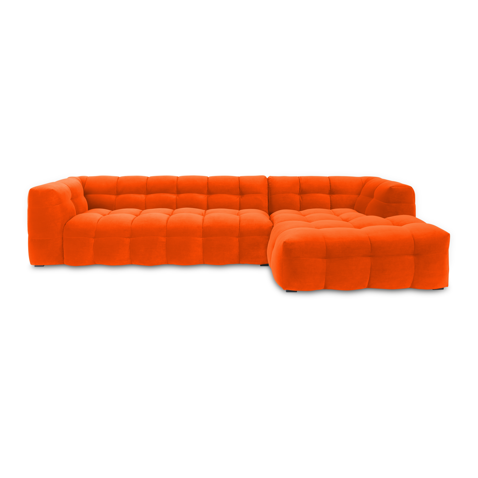 Hoekbank Fat Joe royal orange rechts