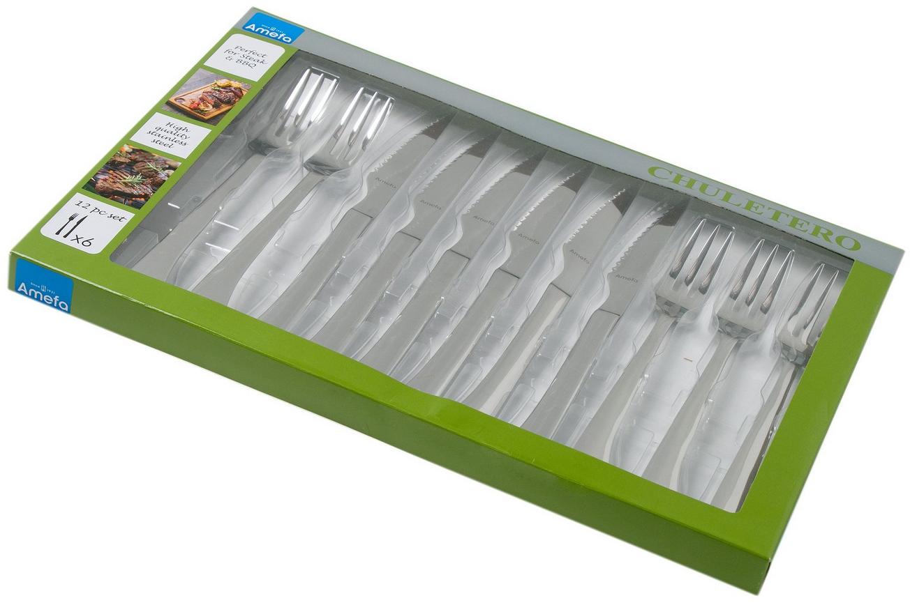 Amefa Chuletero 7038 12-delige steakbestekset