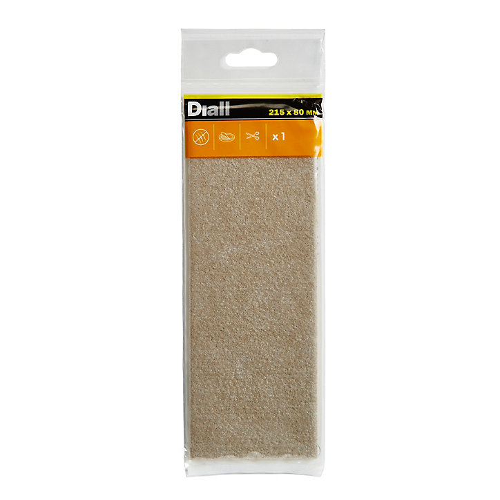 Patin en feutre auto-adhésifs Diall 215 x 80 mm x 1, beige