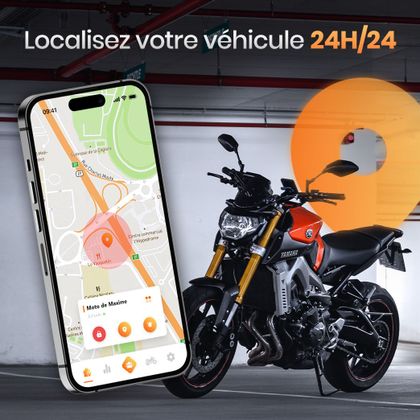 Traceur GeoRide 3 - Tracker GPS - Alarme Moto Intelligente