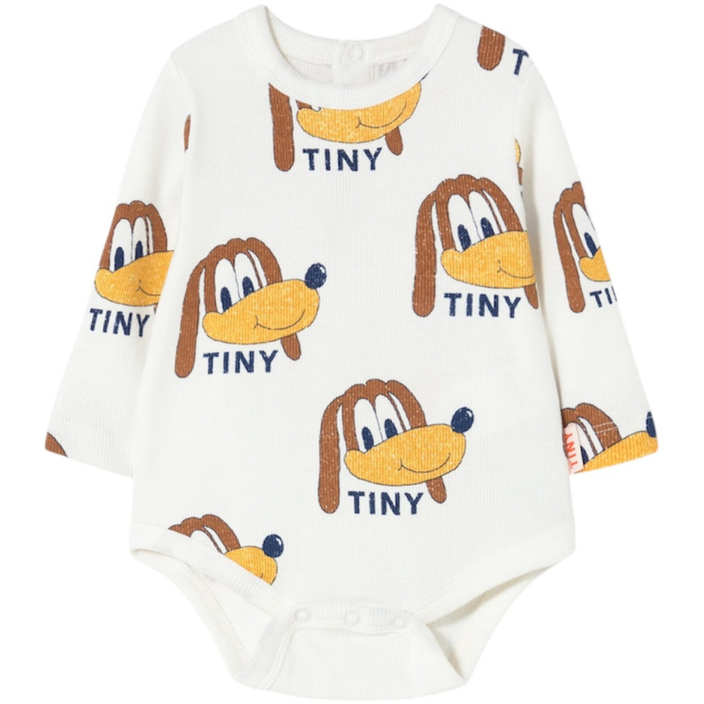 Køb TinyCottons Off-White Dogs Rib Body