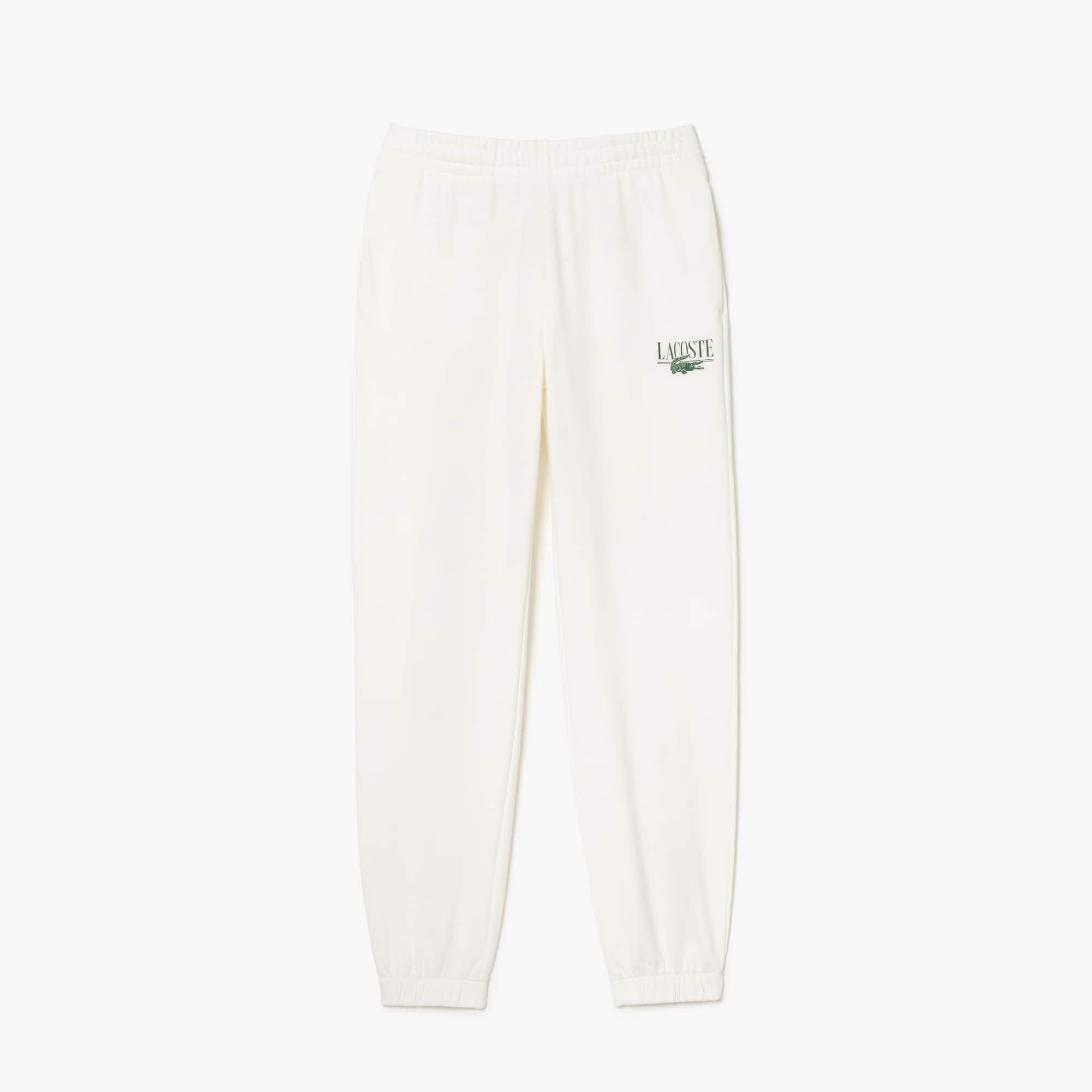 Pantalon de survêtement Jogger imprimé Lacoste Pantalons de survêtement - Blanc - Lacoste - Femme