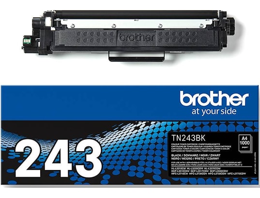 BROTHER - Cartouche toner TN243BK Noir Jusqu'à 1000 pages