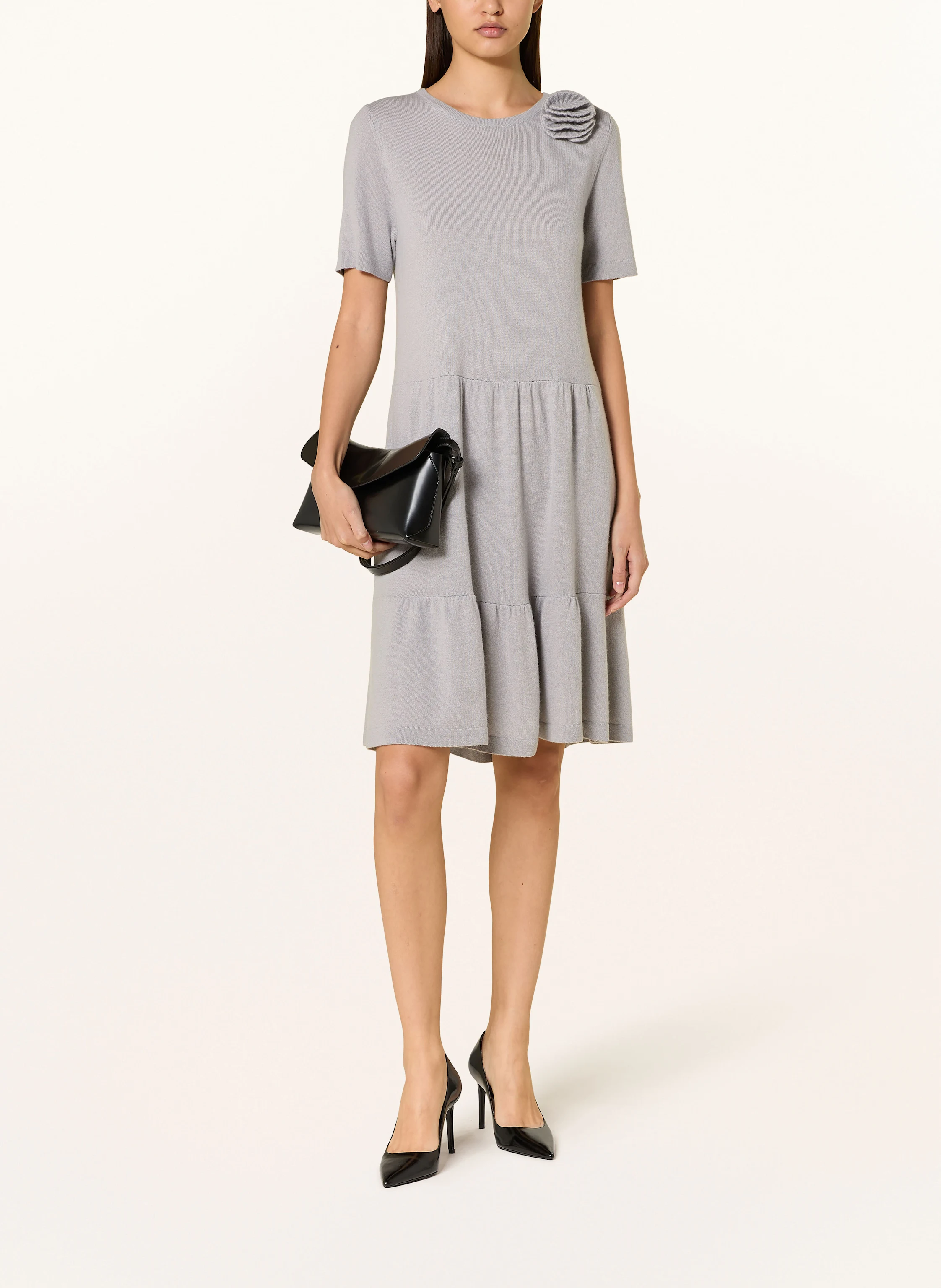 ALLUDE Strickkleid mit Cashmere