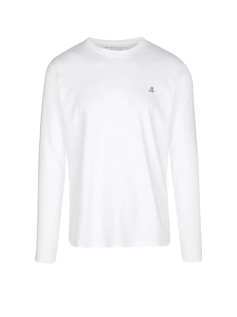 MARC O'POLO Langarmshirt  weiss