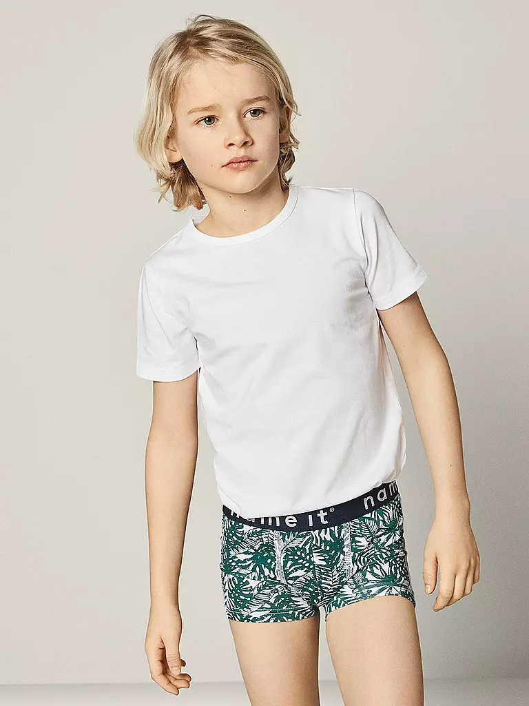 NAME IT Jungen T-Shirt NKMT 2er Pkg. weiss