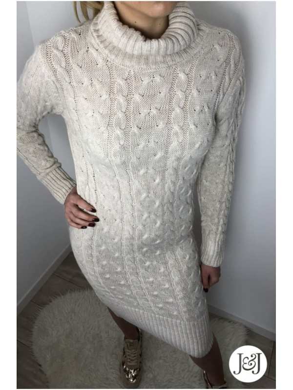 Robe pull beige 'Helsinki'