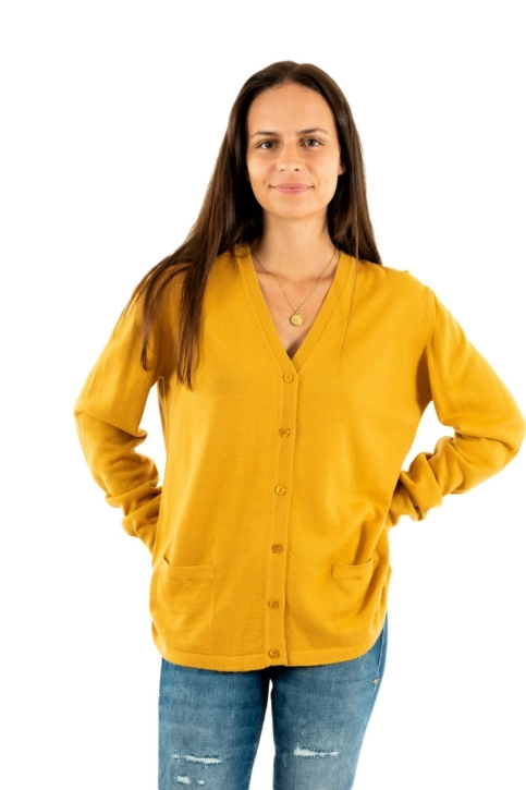 gilets cardigans ellemme italia 2256 jaune
