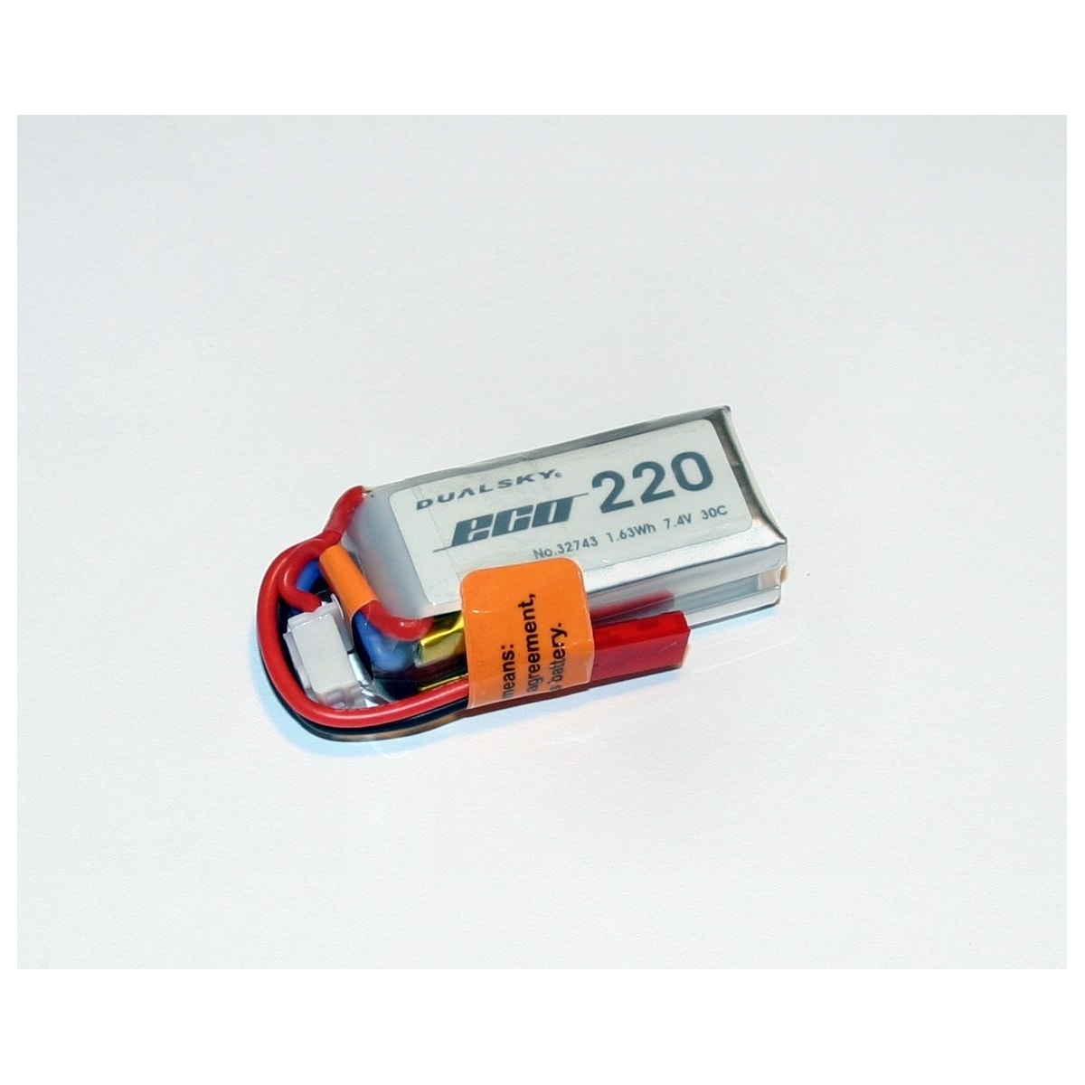 2s 220mAh - 30C - Dualsky XPower ECO-S - JST
