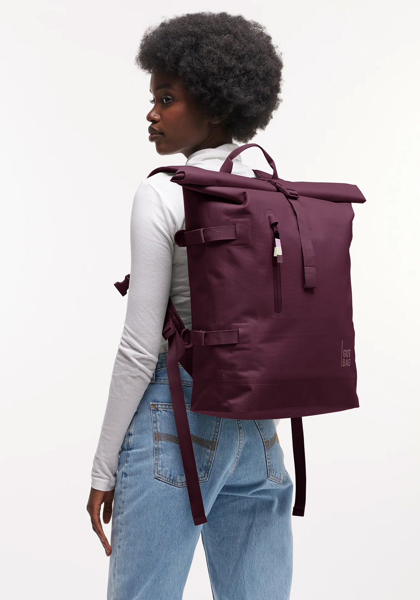 Got Bag Rucksack Rolltop 2.0 Monochrome Kraken