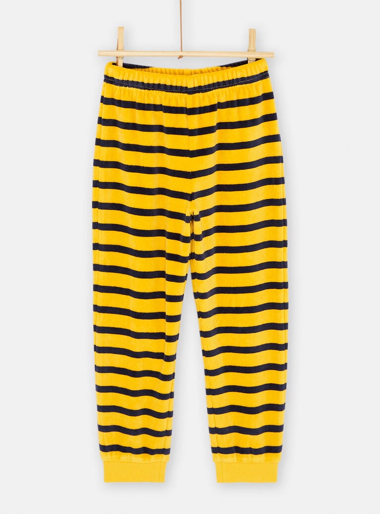 Ensemble pyjama jaune et rouge