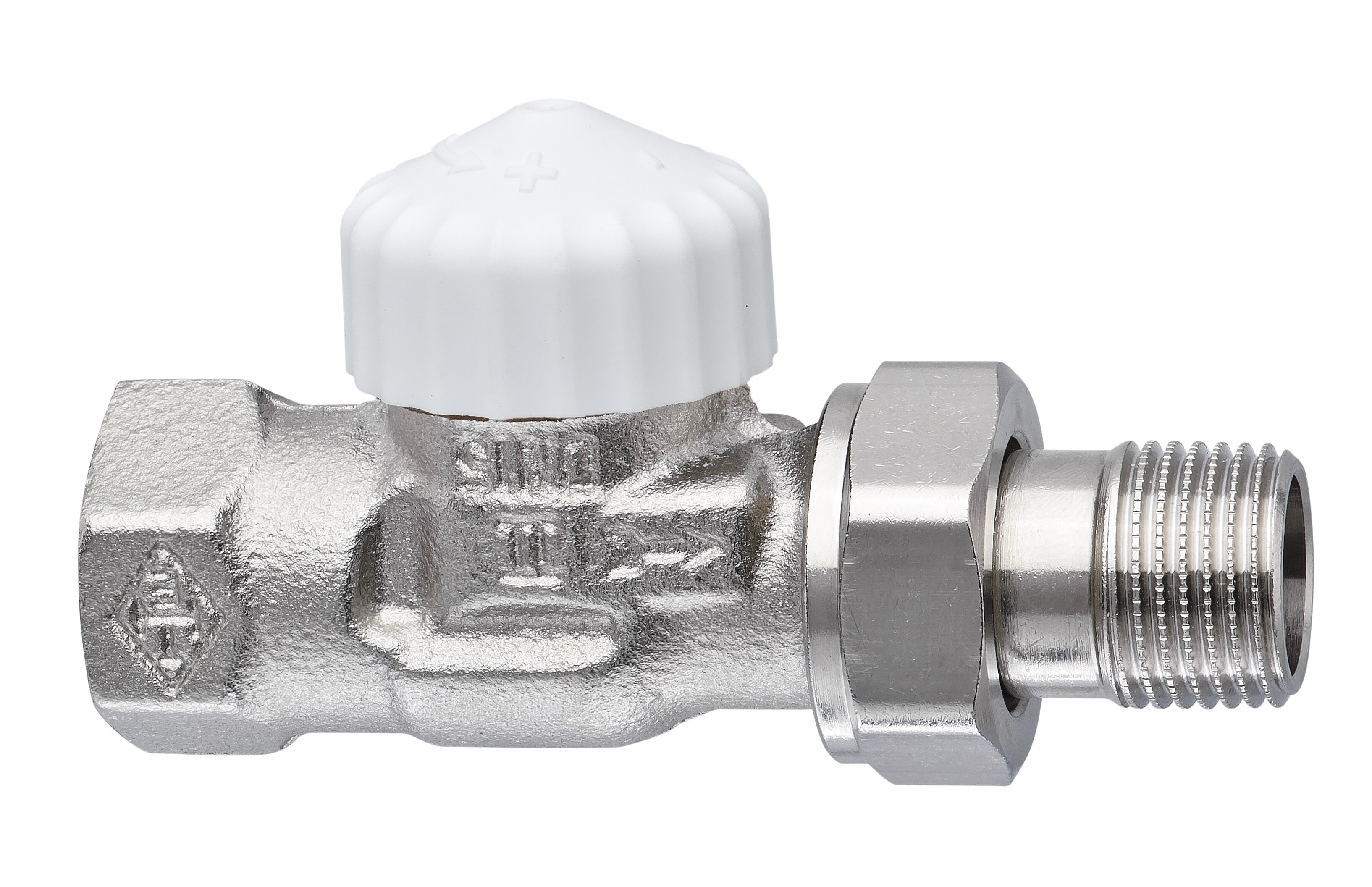 HEIMEIER Thermostat-Ventilunterteil 1/2 DG, vernickelt,V-ex.2