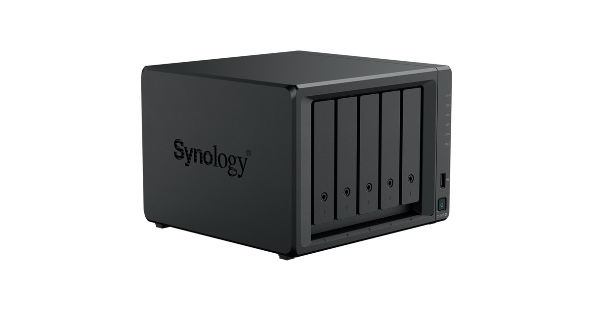 SynologyDiskStation DS1525+ nas  (Zwart, 2x LAN, USB)