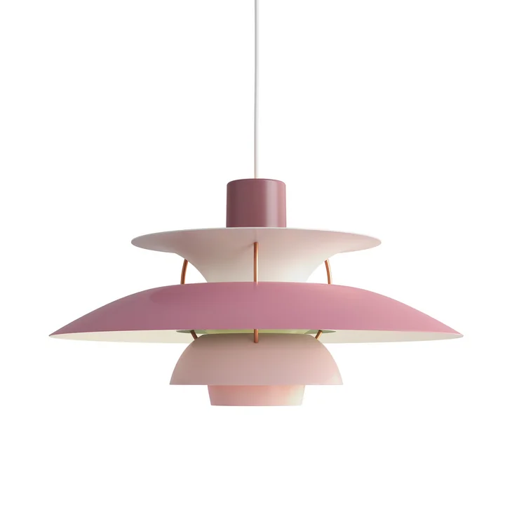 Louis Poulsen - PH 5 Pendelleuchte, hues of rose