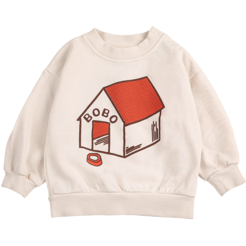 Køb Bobo Choses White Pickles Is At Home Sweatshirt