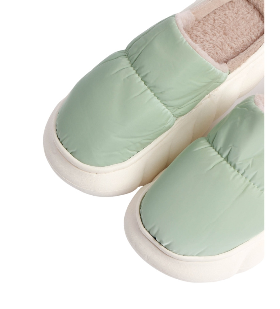 Pantufas acolchoadas Admas verdes