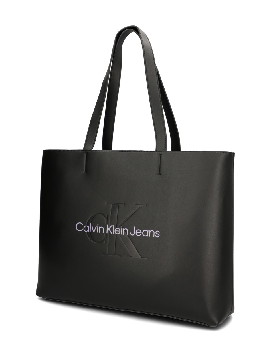 SCULPTED SLIM TOTE34 MONO