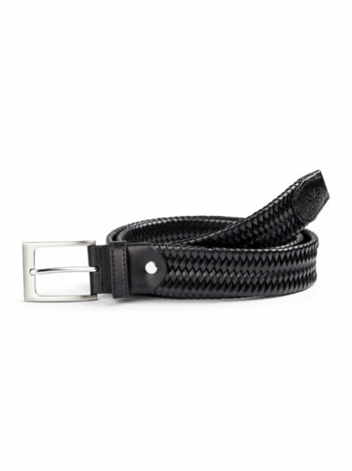 Leder-Dehn-Flechtgürtel