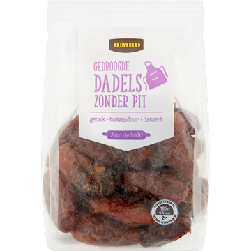 Jumbo Gedroogde Dadels Zonder Pit 250 g