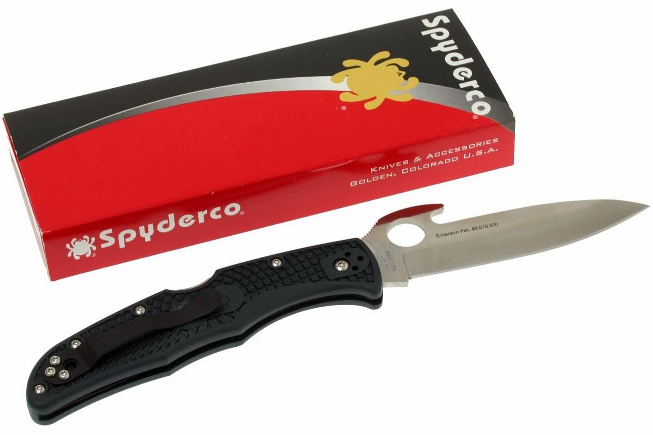 Spyderco Endura 4 C10PGYW Emerson Wave Opener zakmes
