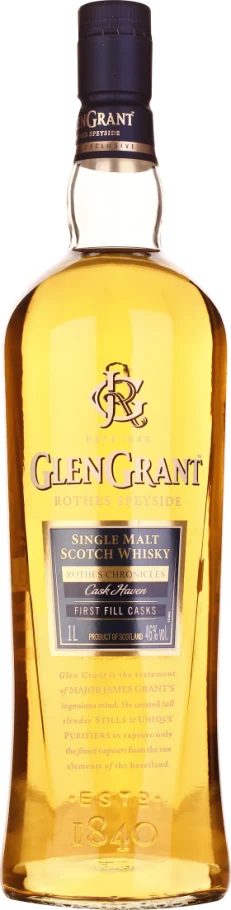 GLEN GRANT ROTHES CHRONICLES CASK HAVEN 1LTR