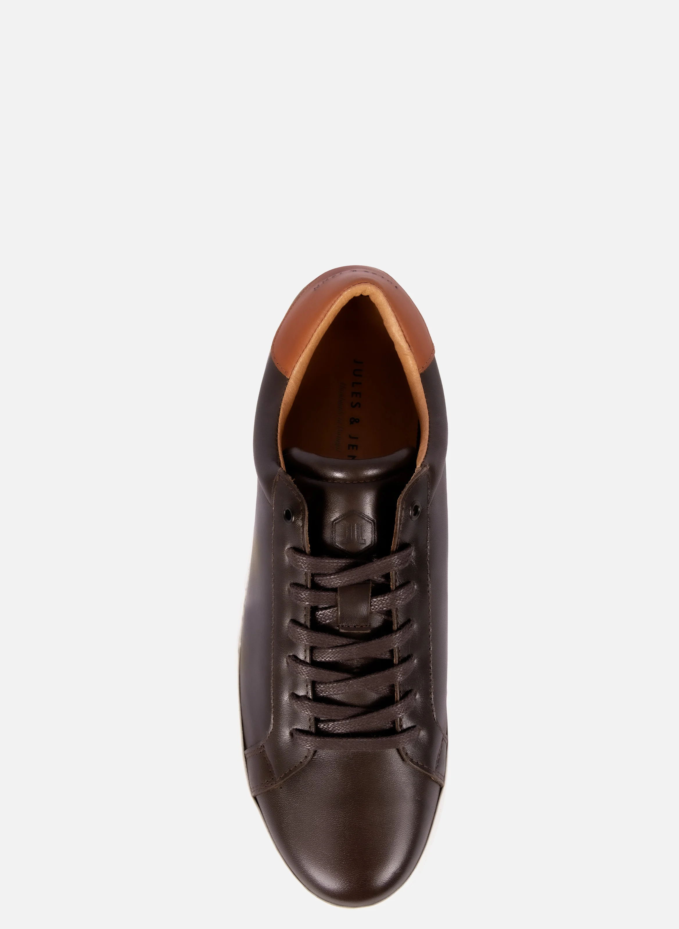 Tennis lacet homme cuir | Marron