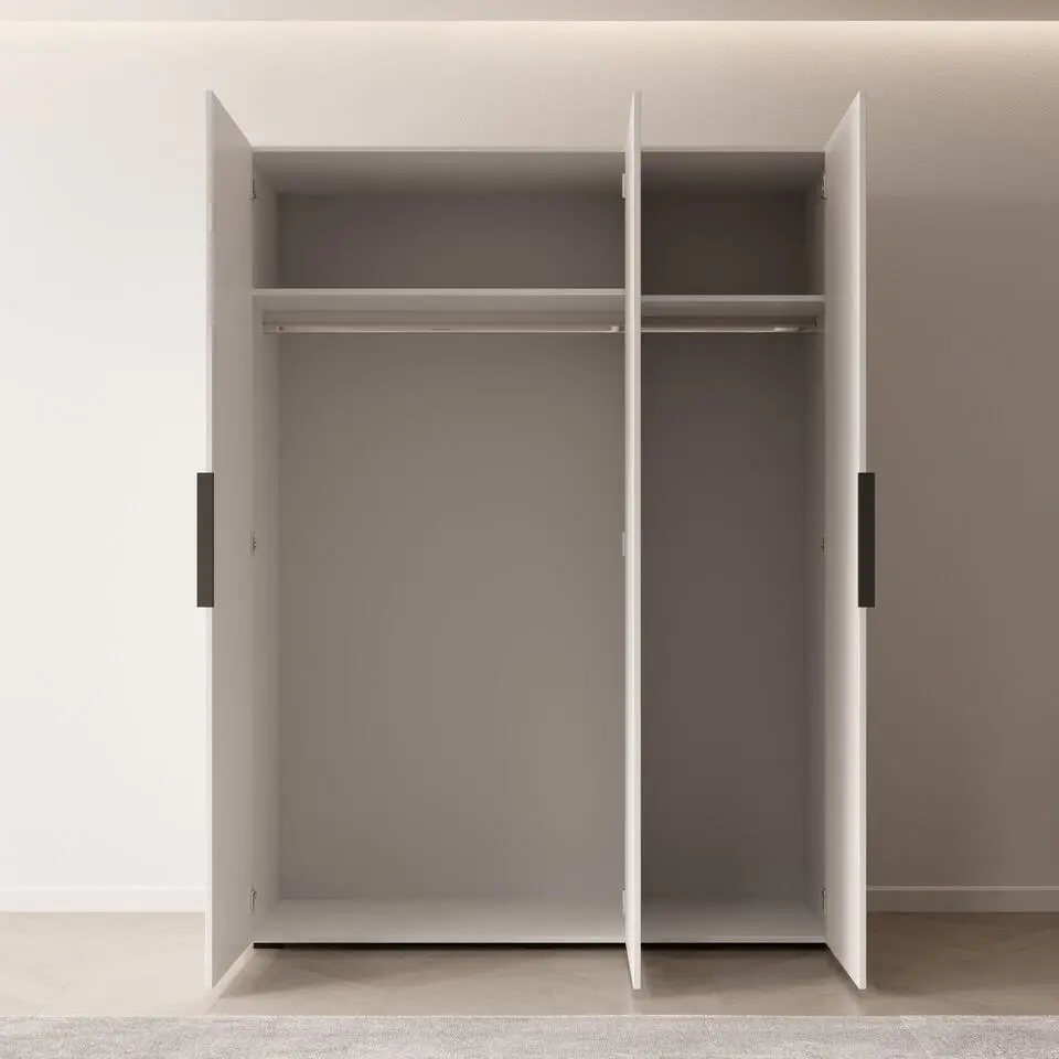Meubella - Kledingkast Marquesa - Wit - 150 cm