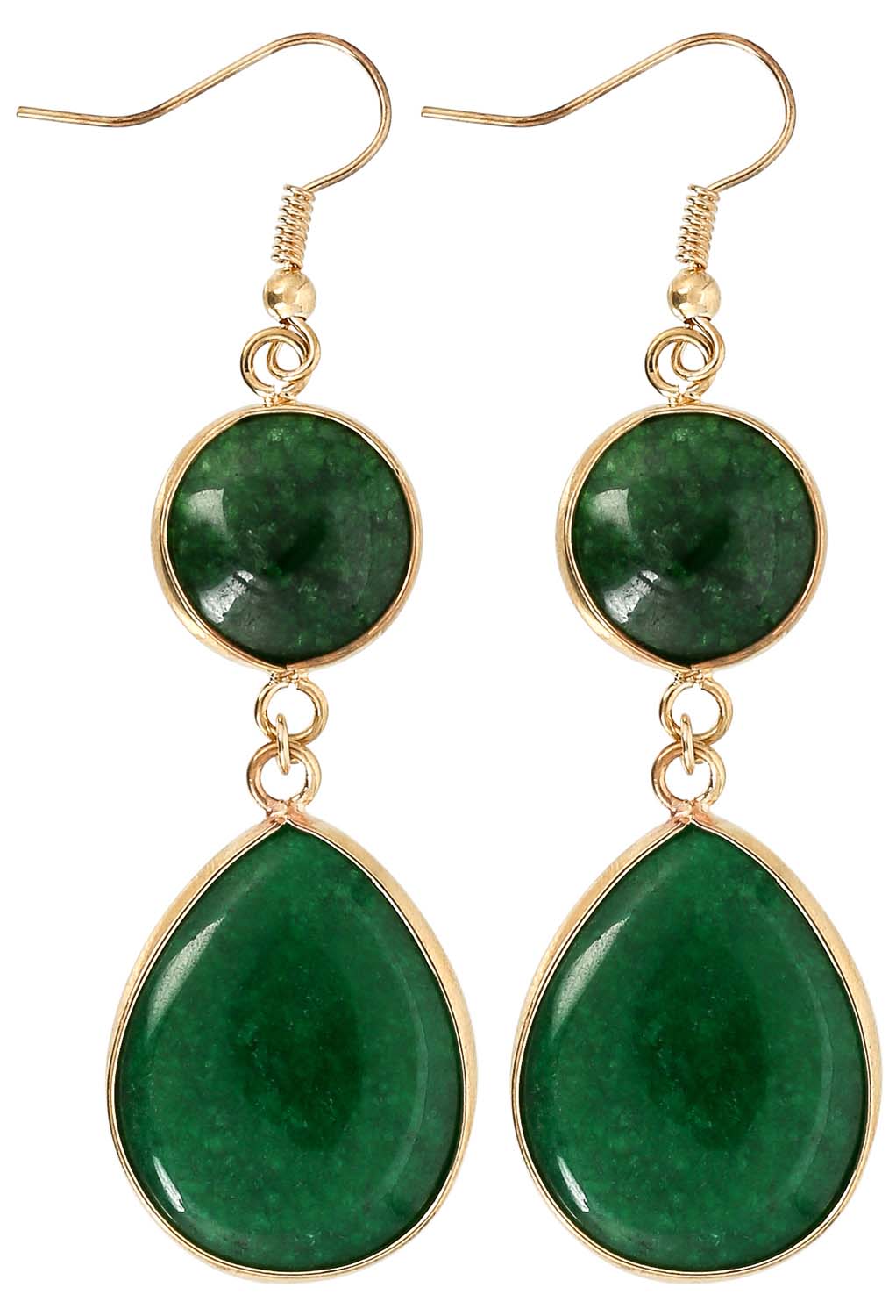 Ohrhänger - Green Agate