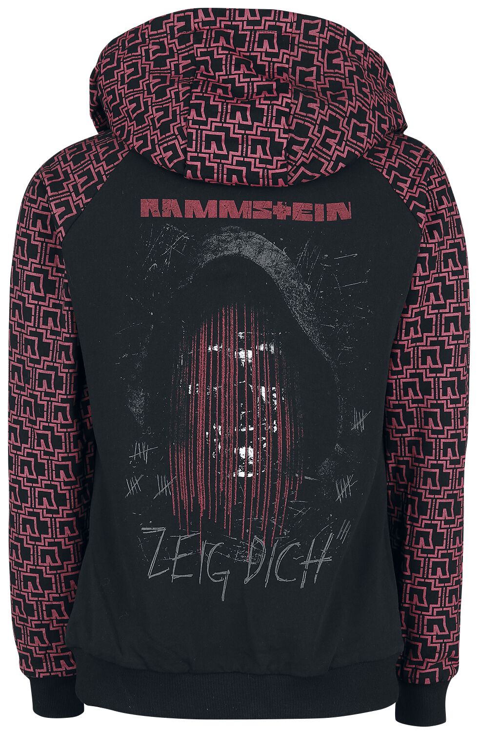 Rammstein Sweat-shirt zippé à capuche