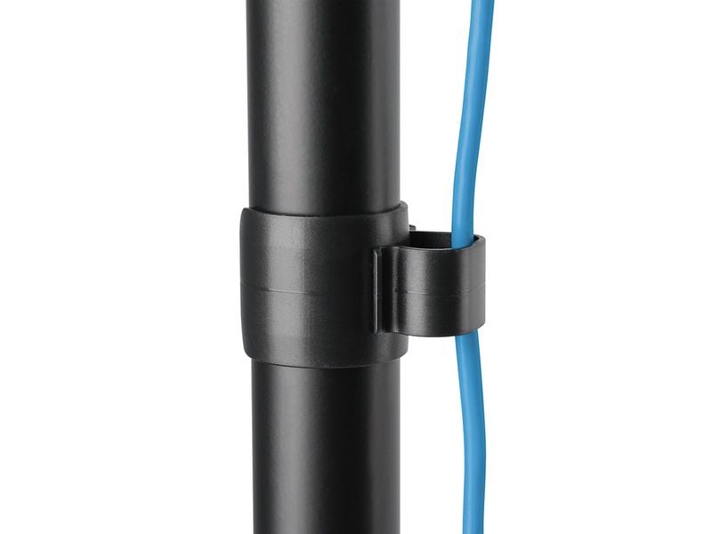 NEOMOUNTS Monitor-Standfuss WL90-325BL1 Schwarz Höhenverstellbarer, wandmontierter Arbeitsplatz für 17-32