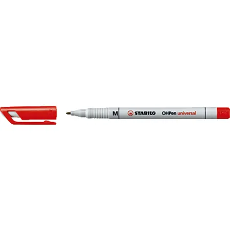 Folienstift - STABILO OHPen universal - wasserlöslich medium - Einzelstift - rot