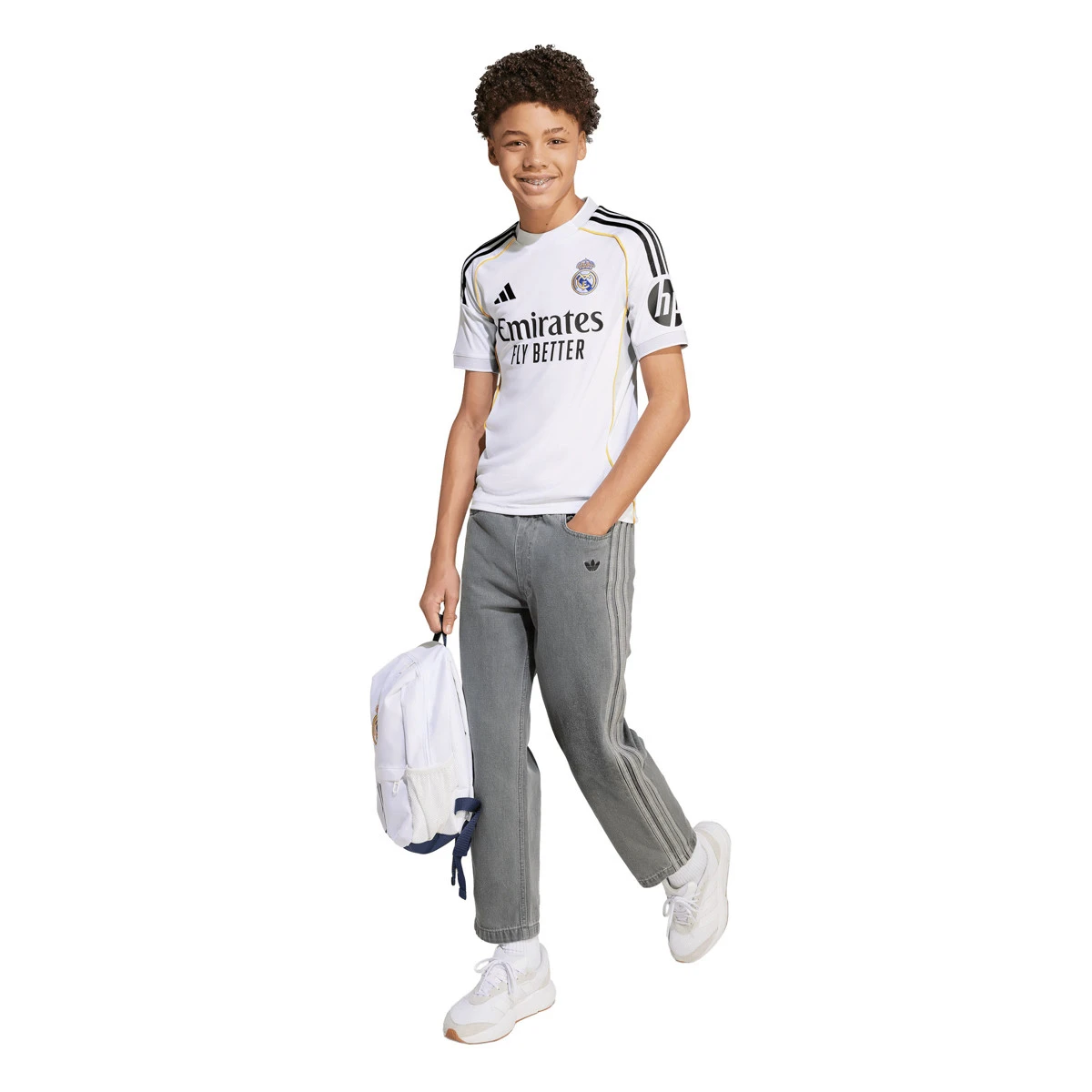 Camisola adidas Real Madrid Primeiro Equipamento 2025-2026 Criança
