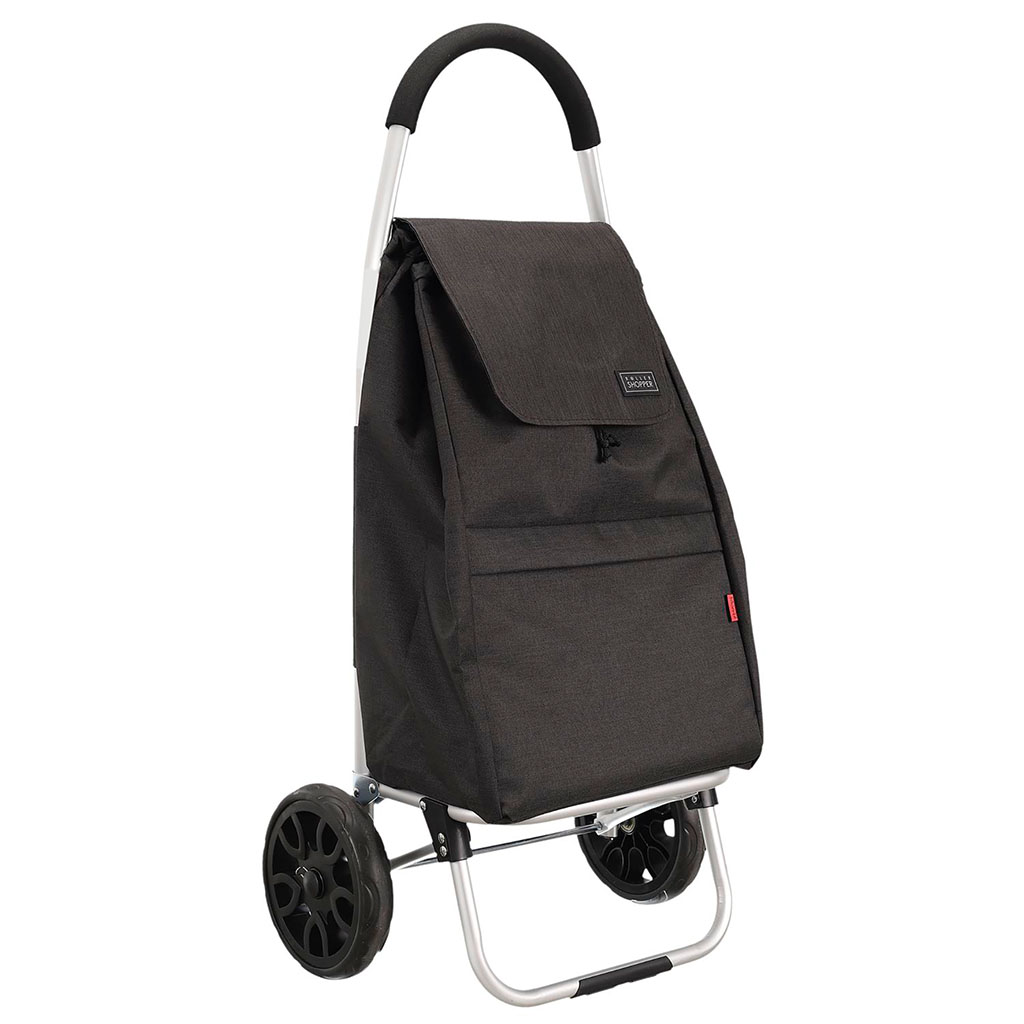 Chariot de course haut de gamme 2 roues noir