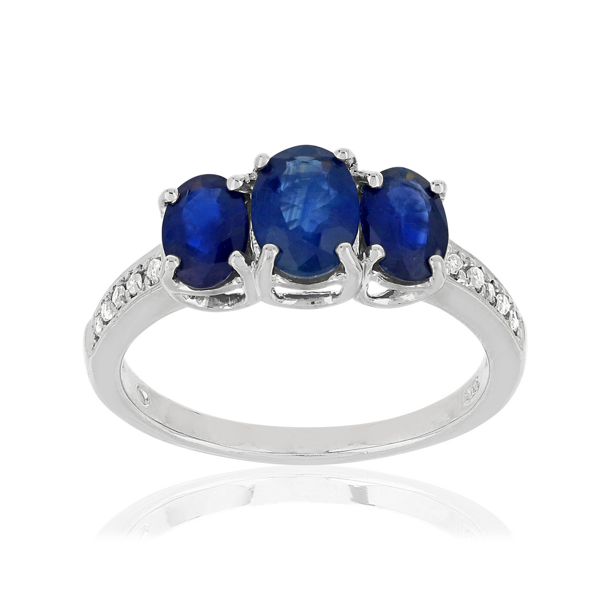 Bague MATY Ors 750 Saphirs et Diamants
