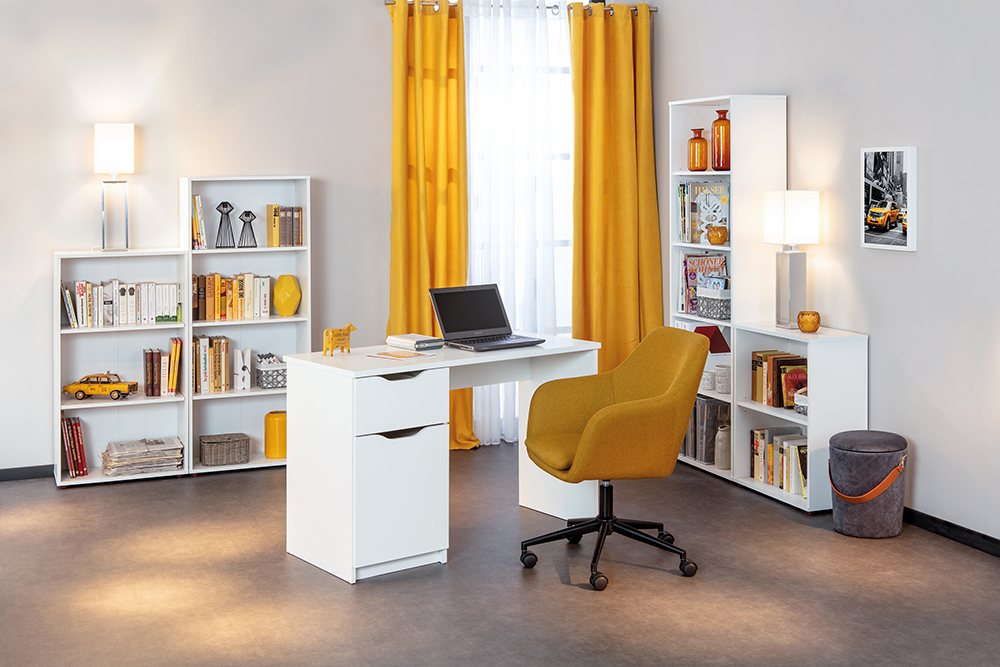 Regal ARCO 1 - weiß - 75 cm hoch
