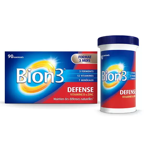 Suplemento alimentar Bion 3 Defense, tratamento de 3 meses, 90 comprimidos