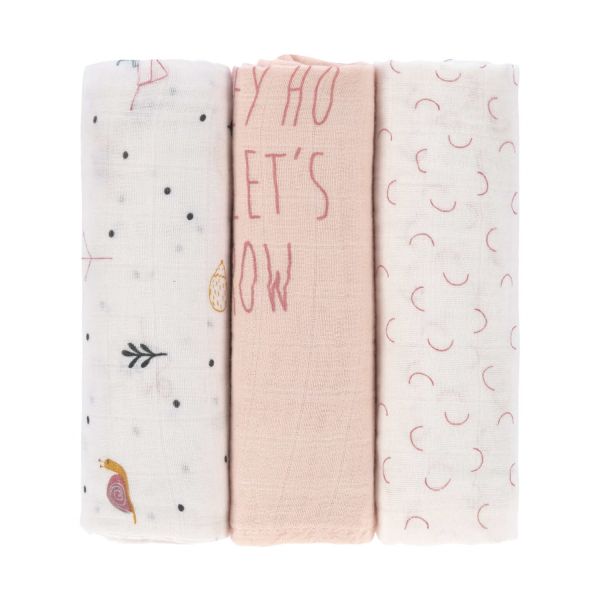 Laessig Garden Explorer Swaddle Snail 3 Stuks