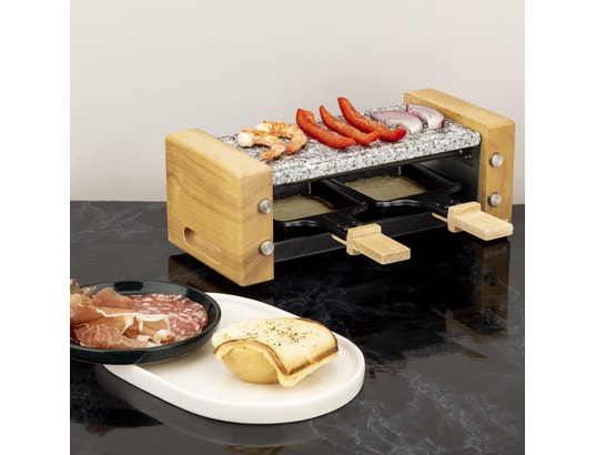 H.KOENIG - Raclette Multifonction WOD2 Raclette et pierre à cuire - 2 personnes