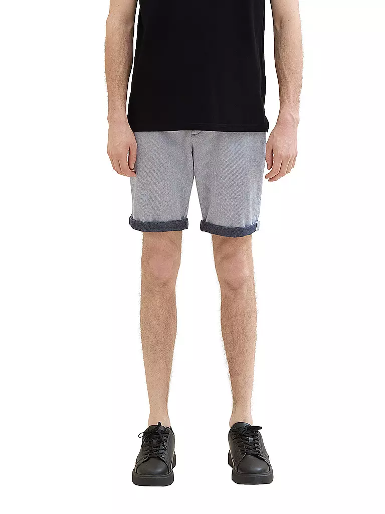 TOM TAILOR Shorts Slim Fit grau