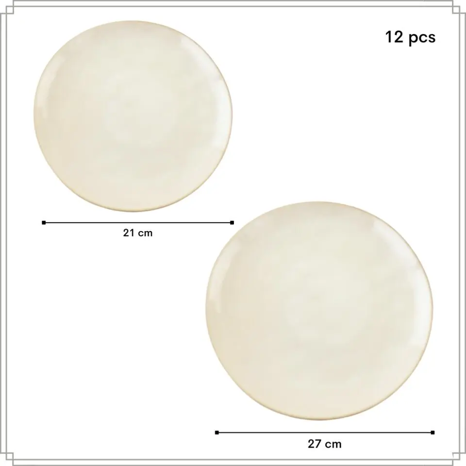 OTIX Serviesset 12 Delig Maple - Beige