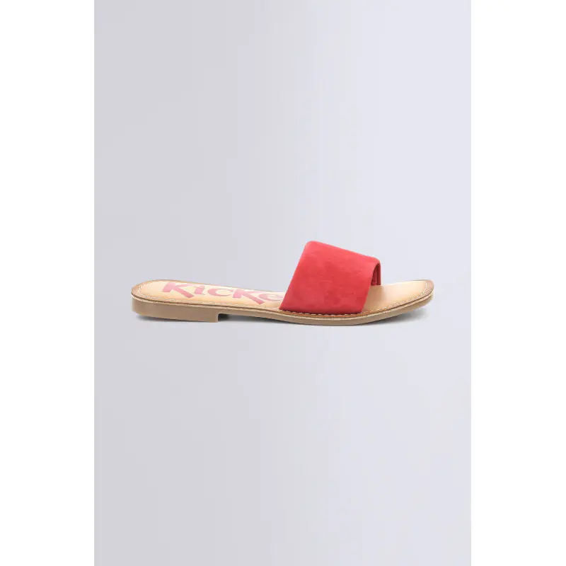 KICK GIPSI ROUGE MULES Cuir Femme